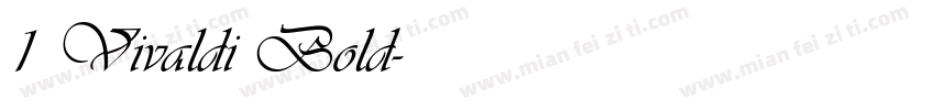 1 Vivaldi Bold字体转换